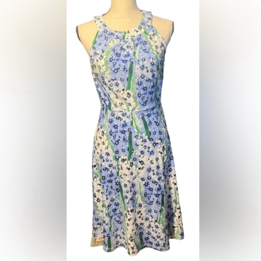 Tommy Hilfiger Sleeveless Floral Fit & Flare Midi Dress Size 6 EUC